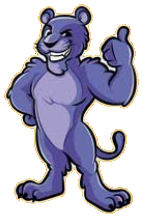 Panther Builds mascot